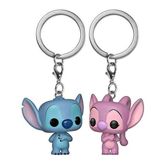 Funko Accessories - FUNKO POP! KEYCHAIN: Lilo & Stitch - Stitch & Angel 2PK
